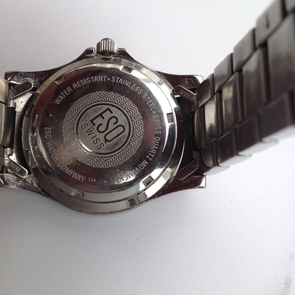 ESQ Movado Swiss Date Window Watch  E5063 Classic Styling - Picture 11 of 14